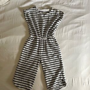 Gap kids striped jumpsuit